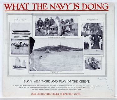 Navy Men at Work and Play in the Orient